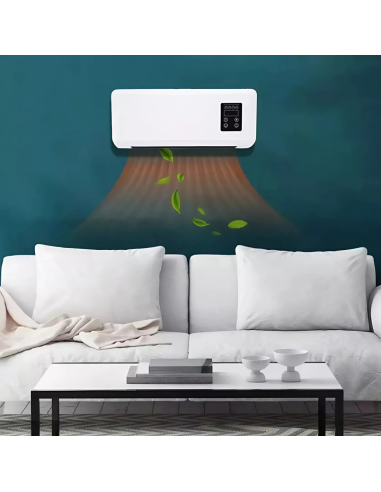 Stufa Elettrica da Parete 2200W Riscaldatore a...