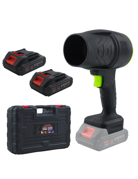 Soffiatore Turbo ad Aria Compressa Elettrico Senza Fili Pulizia Polvere e Auto