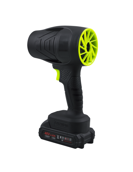 Soffiatore Turbo ad Aria Compressa Elettrico Senza Fili Pulizia Polvere e Auto