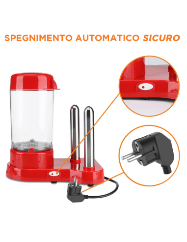 Macchina HotDog Cuoci Wurstel 450W Contenitore...