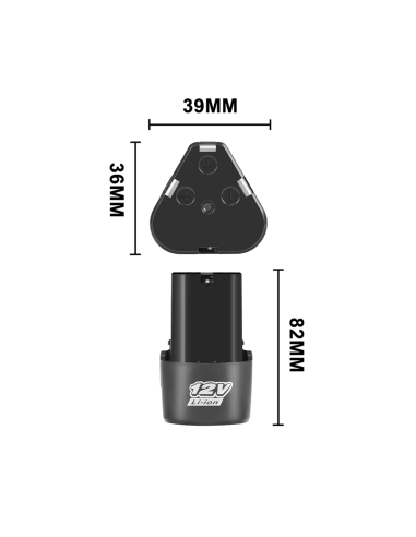 Batteria a Litio 12V Cilindrica Ricaricabile...