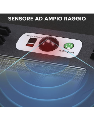 Mini Lampione Solare 3 Pannelli Integrati 216...