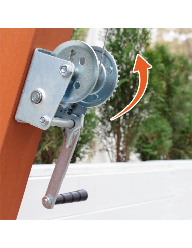 Verricello Manuale fino a 360kg Argano a Mano...