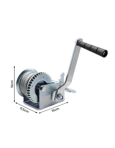 Verricello Manuale fino a 360kg Argano a Mano...