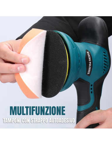 Lucidatrice Elettrica Levigatrice a Batteria...