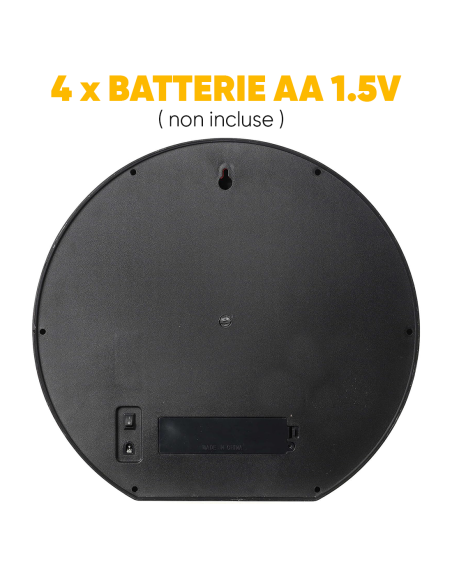 Caminetto Tondo Decorativo Moderno con LED Effetto Fiamma Camino a Batteria