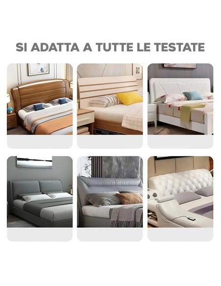 Trapunta Matrimoniale Velluto Piumone Double Face Tinta Unita con Copritestata