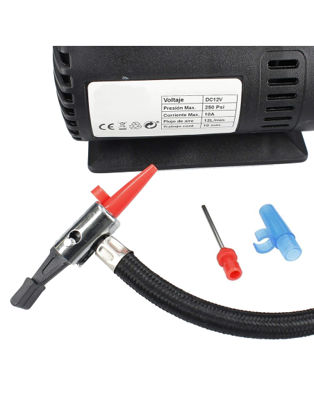 Mini Compressore ad Aria Portatile 12V da 250psi per Pneumatici Auto e Camper