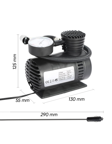 Mini Compressore ad Aria Portatile 12V da...