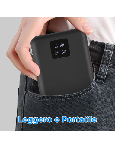 Powerbank 20000mAh Caricabatterie Rapido...
