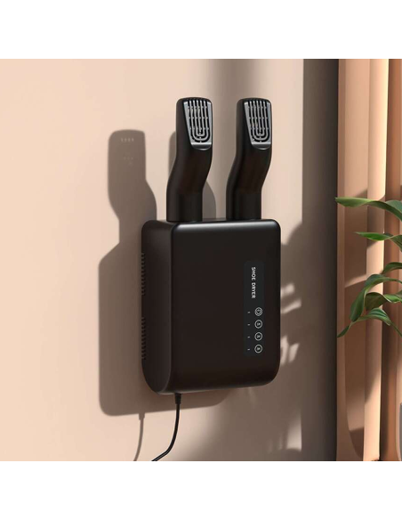 Asciuga Scarpe Elettrico da Parete con Timer per Scarpe Stivali Guanti e Calzini