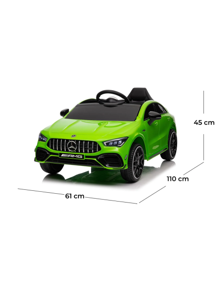 Macchina Elettrica per Bambini LT968 Mercedes CLA45 AMG Luci Suoni e Telecomando
