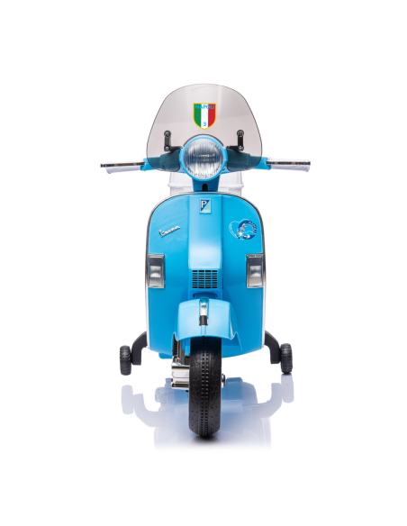 Moto Elettrica Scooter per Bambini LT960 Vespa PX150 Full Napoli con Bauletto