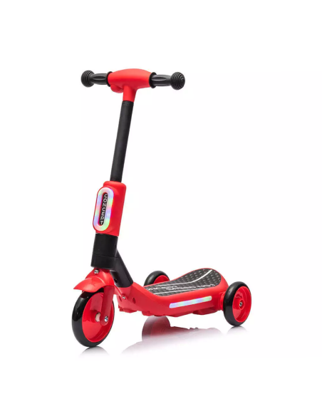 Monopattino Elettrico per Bambini LT983 Deluxe a 3 Ruote con Luci RGB Multicolor