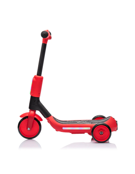 Monopattino Elettrico per Bambini LT983 Deluxe a 3 Ruote con Luci RGB Multicolor