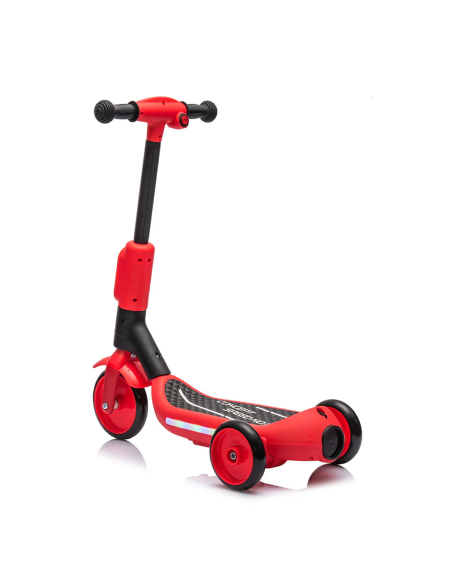 Monopattino Elettrico per Bambini LT983 Deluxe a 3 Ruote con Luci RGB Multicolor