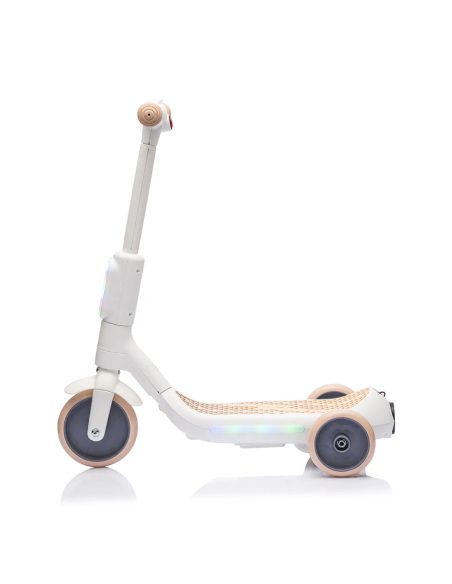 Monopattino Elettrico per Bambini LT983 Deluxe a 3 Ruote con Luci RGB Multicolor