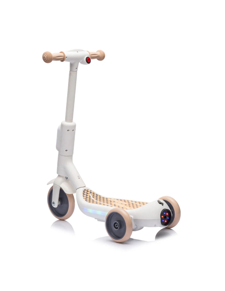 Monopattino Elettrico per Bambini LT983 Deluxe a 3 Ruote con Luci RGB Multicolor