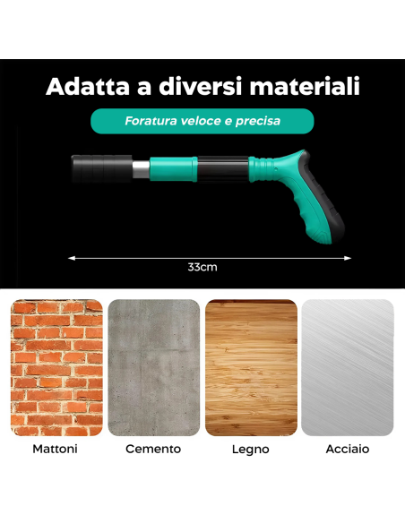 Pistola Spara Chiodi e Rivetti Rivettatrice Manuale in Acciaio ad Aria Compressa