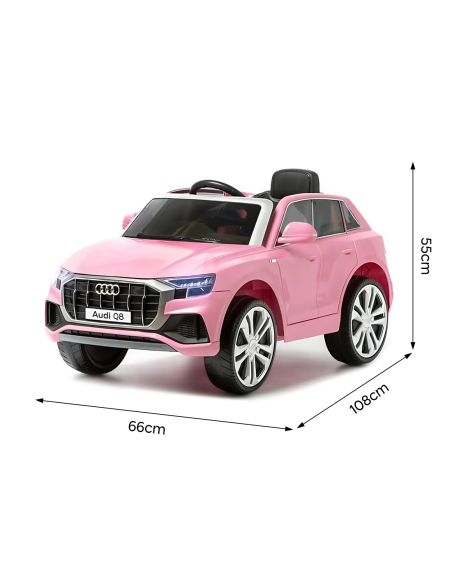 Macchinaper Elettrica  Bambini Audi Q8 LT985 Luci LED Lettore MP3 e Telecomando