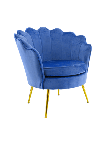 Poltrona Schienale a Conchiglia VENERE in...