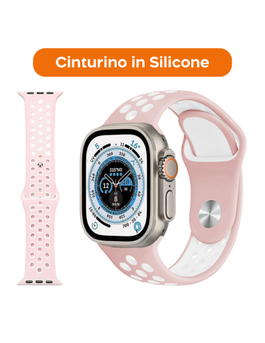 Smartwatch Ultra 49mm 7 Cinturini Notifiche...