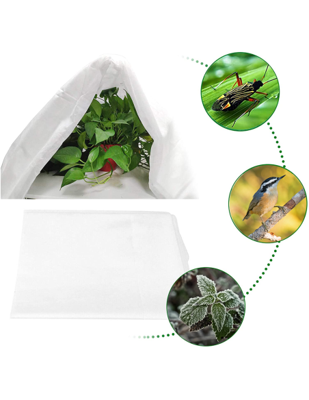 Cappuccio Protezione Copri Piante Protettivo TNT Antigelo Traspirante 120x180cm