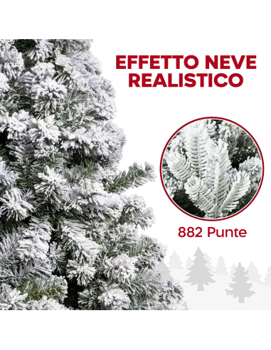 Albero di Natale MONTEROSA Innevato 210H 882...