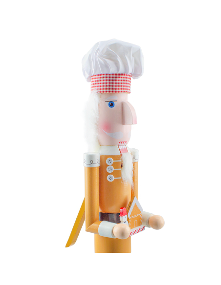 Soldato Schiaccianoci Chef 90cm 433046 Decorazioni di Natale con Marzapane