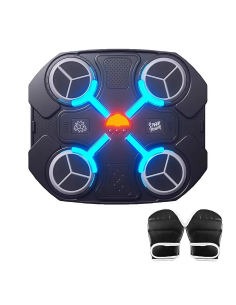 Macchina da Boxe Musicale per Bambini con Bluetooth Luci...