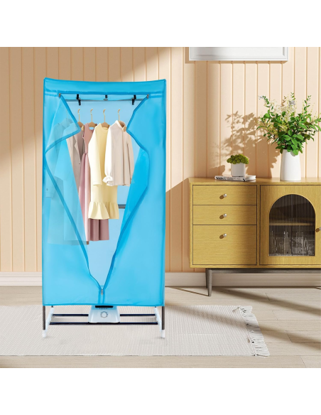 Asciugatrice Elettrica Portatile ad Aria Calda 1000W Armadio Stand Attaccapanni