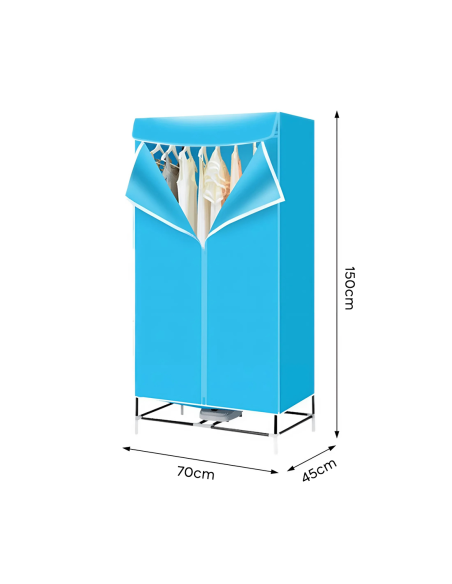 Asciugatrice Elettrica Portatile ad Aria Calda 1000W Armadio Stand Attaccapanni