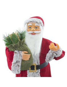 Babbo Natale 144410 Abito Rosso e Grigio Addobbo... 2