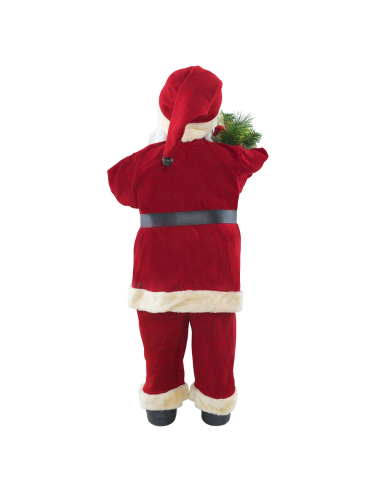 Babbo Natale Abito Rosso e Crema 144411 Addobbo...