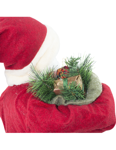 Babbo Natale Abito Rosso e Crema 144411 Addobbo...