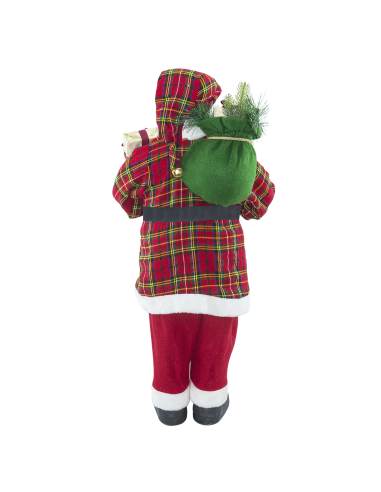 Babbo Natale con Abito Scozzese 144418 Addobbo...
