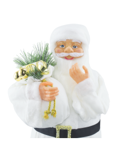 Babbo Natale con Abito Bianco 144506 Addobbo Natalizio... 2