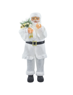 Babbo Natale con Abito Bianco 144506 Addobbo Natalizio...