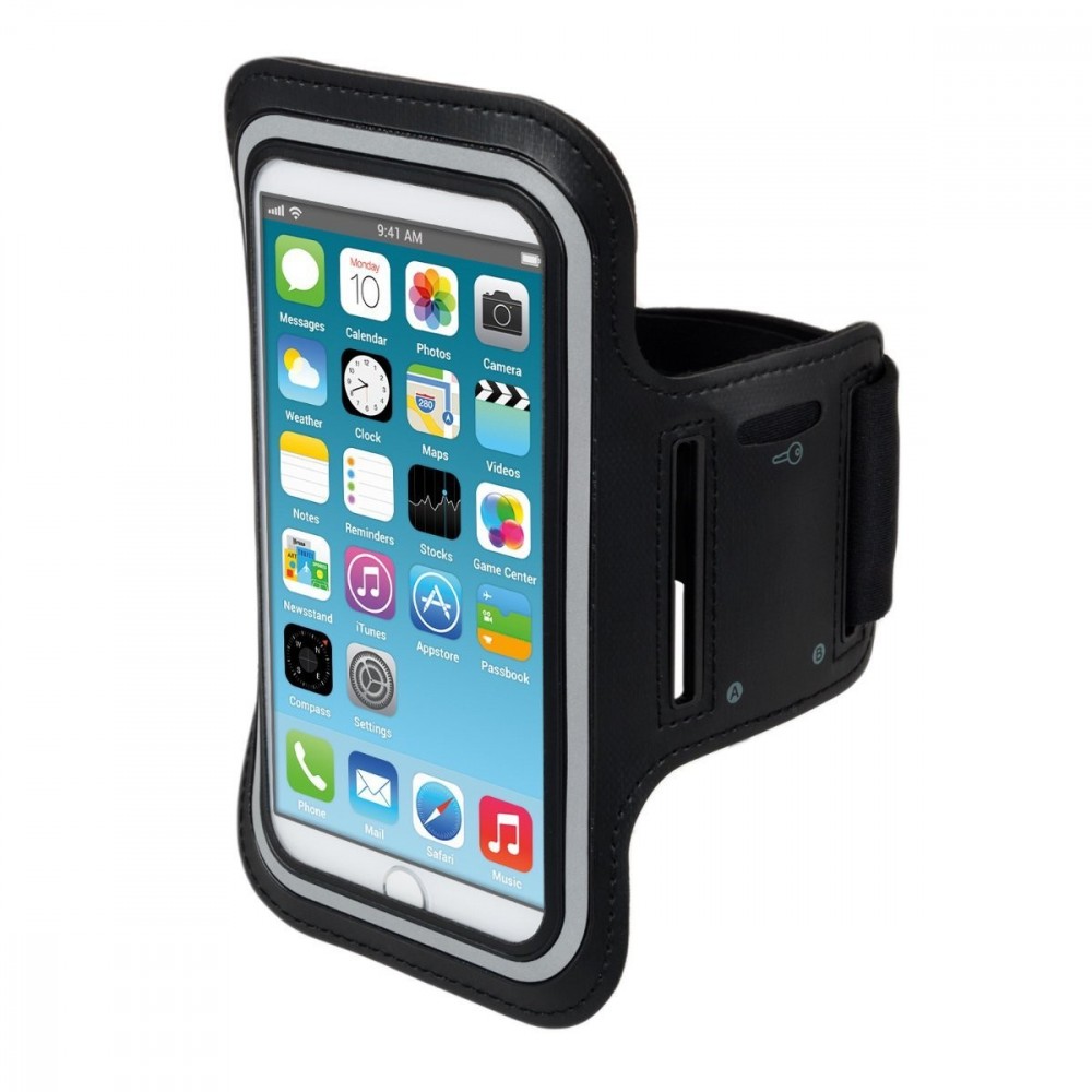 Fascia da braccio sportiva per iphone 6 6s schermo tattile