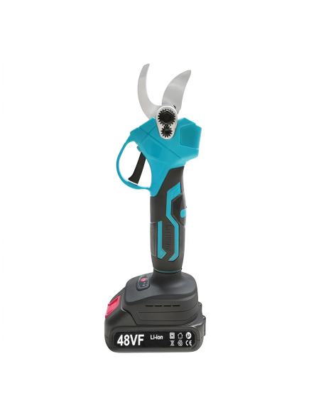 Kit 2pz Forbici Motosega Lama 6 Pollici Batteria 48V Taglio 25mm con Valigetta