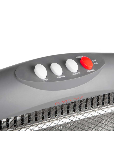 NSB-L120 Stufa Alogena Oscillante JCF 3 Potenze con Maniglia Posteriore 1200W