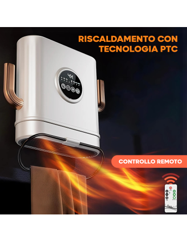 Termoconvettore Elettrico 2600W Stufa Portatile...