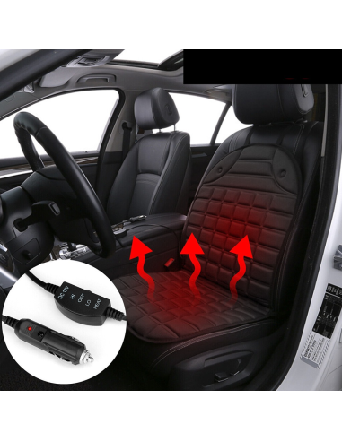 Copri Sedile Auto Riscaldante Universale con 2...