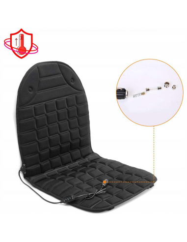 Copri Sedile Auto Riscaldante Universale con 2...