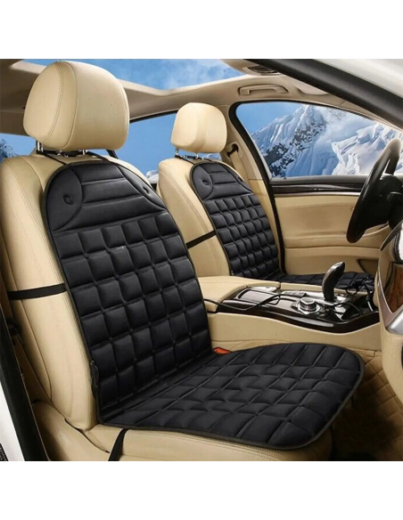 Copri Sedile Auto Riscaldante Universale con 2 Livelli di Regolazione del Calore