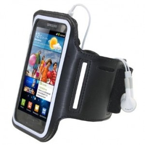 Fascia da braccio sportiva per Samsung i9100 schermo tattile 2