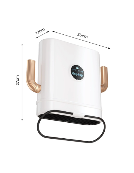 Termoconvettore Elettrico 2600W Stufa Portatile Funzione Calore e Ventilazione