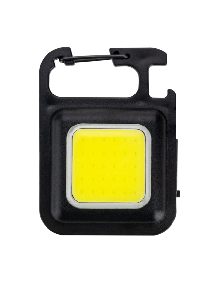 Mini Torcia LED Portachiavi Portatile Multifunzione con Magnete e Apribottiglie