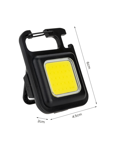 Mini Torcia LED Portachiavi Portatile...
