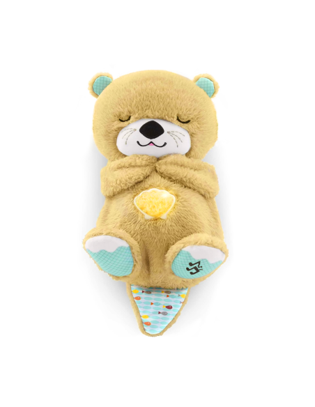 Peluche Lontra Respiro con Musica e Luci Rilassante per Dormire Bambini Neonati